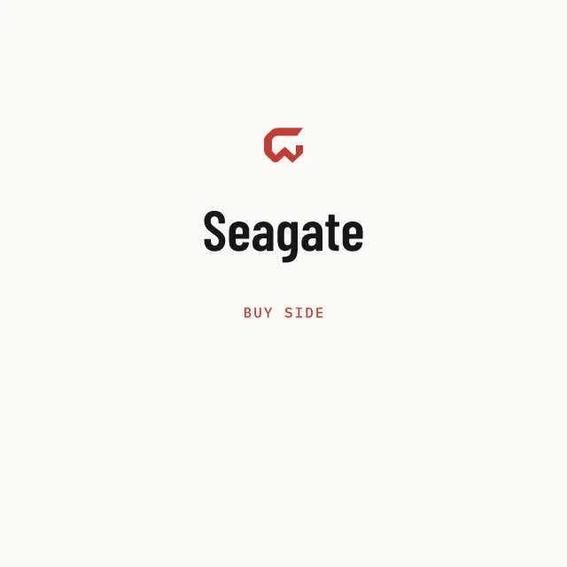 Buy side: Seagate
