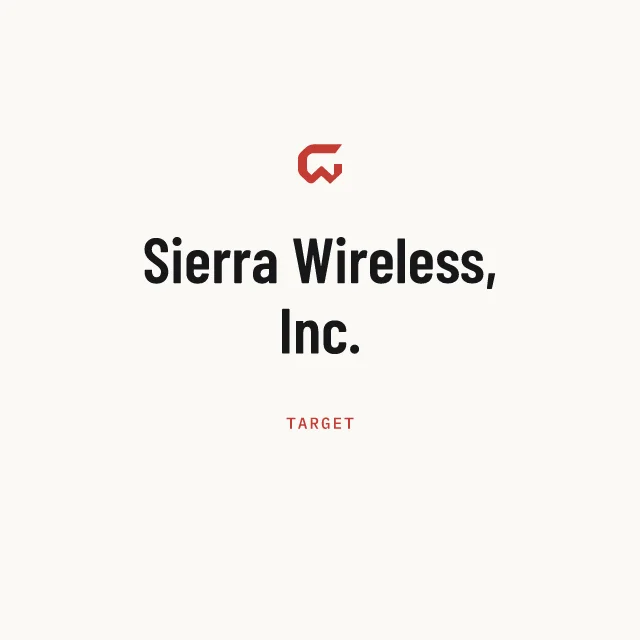 Target: Sierra Wireless, Inc.