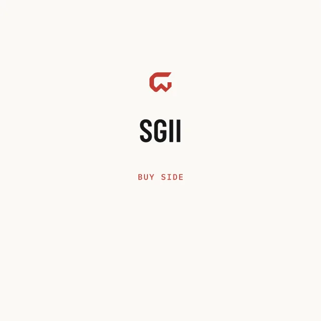 Buy side: SGII