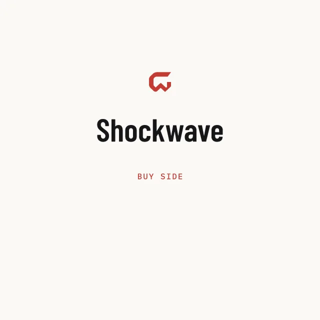 Buy side: Shockwave