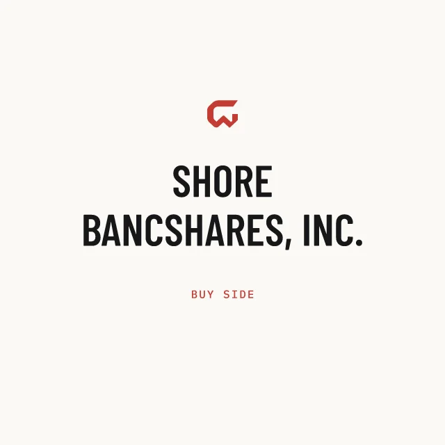 Buy side: SHORE BANCSHARES, INC.