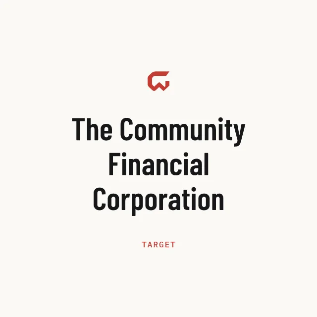 Target: The Community Financial Corporation