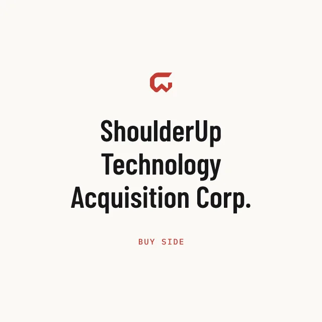 Buy side: ShoulderUp Technology Acquisition Corp.