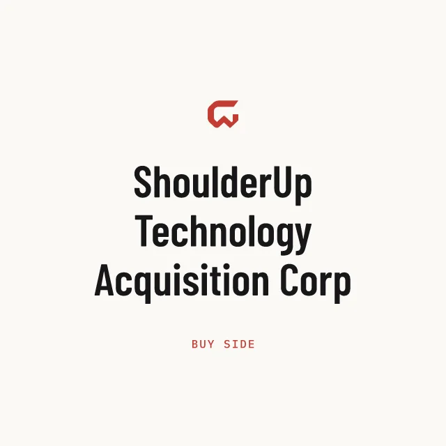 Buy side: ShoulderUp Technology Acquisition Corp