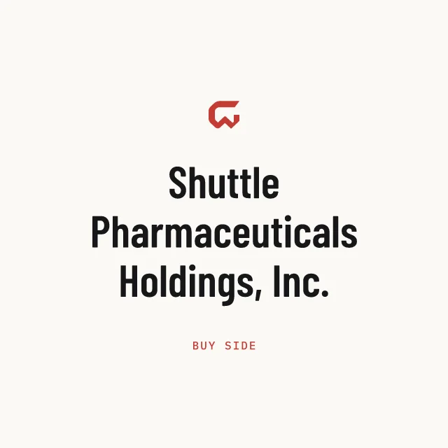 Buy side: Shuttle Pharmaceuticals Holdings, Inc.
