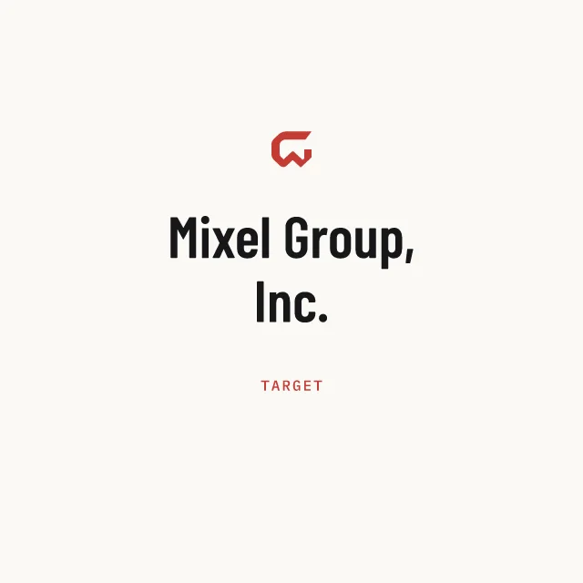 Target: Mixel Group, Inc.
