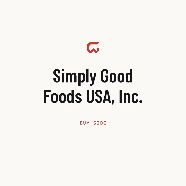 Buy side: Simply Good Foods USA, Inc.