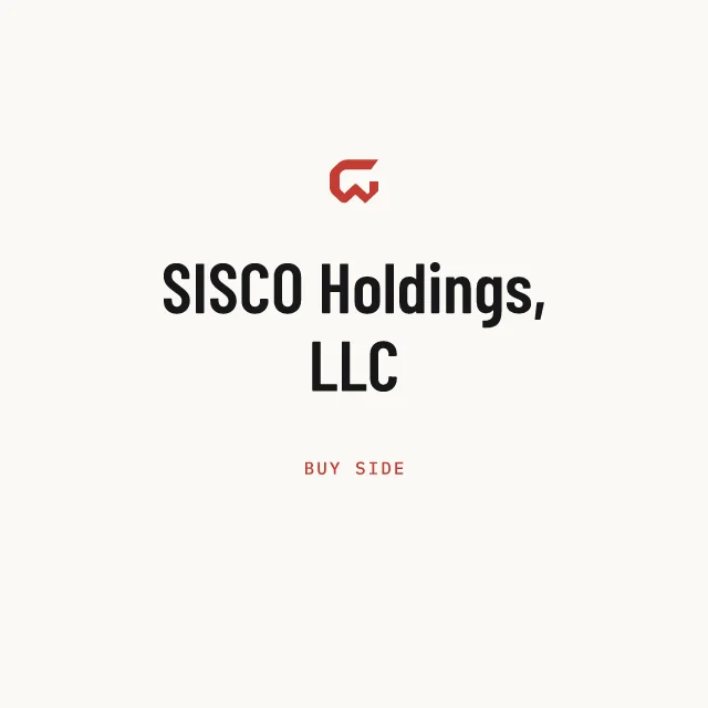 Buy side: SISCO Holdings, LLC