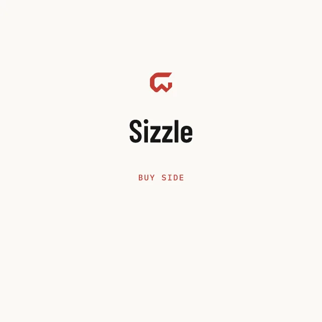 Buy side: Sizzle