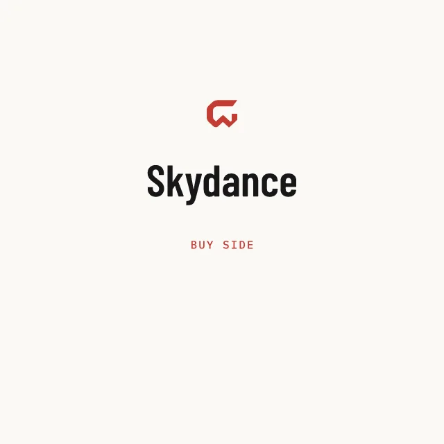 Buy side: Skydance