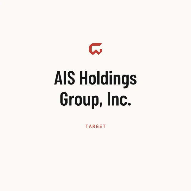 Target: AIS Holdings Group, Inc.
