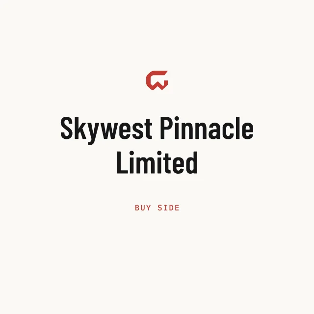 Buy side: Skywest Pinnacle Limited