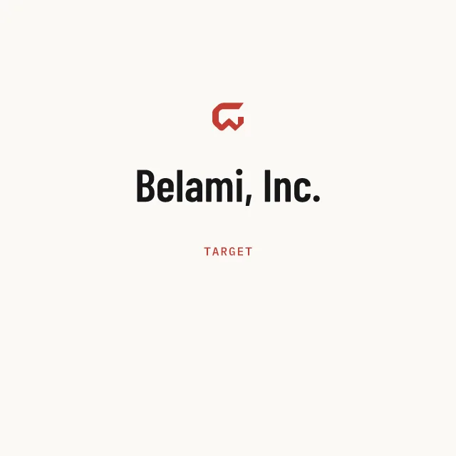 Target: Belami, Inc.
