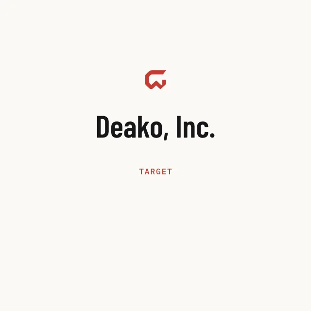 Target: Deako, Inc.
