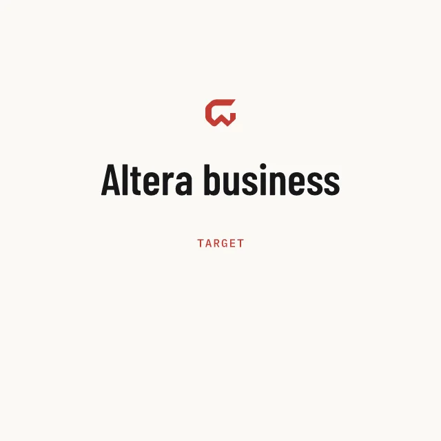 Target: Altera business