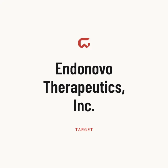 Target: Endonovo Therapeutics, Inc.