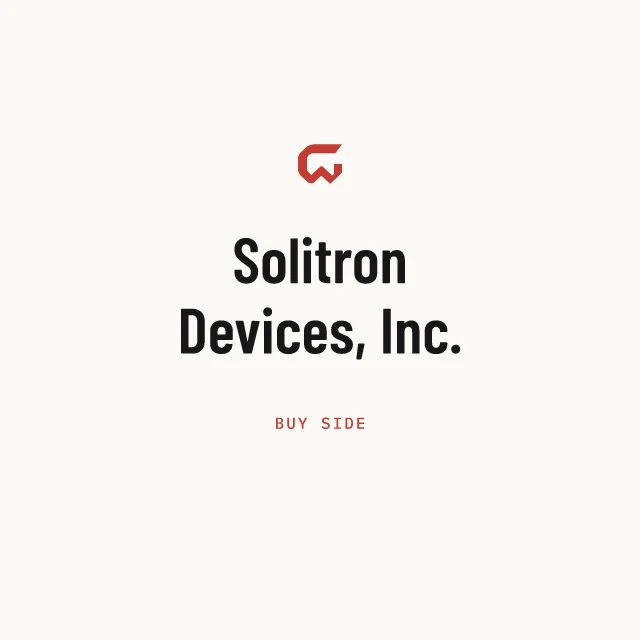 Buy side: Solitron Devices, Inc.