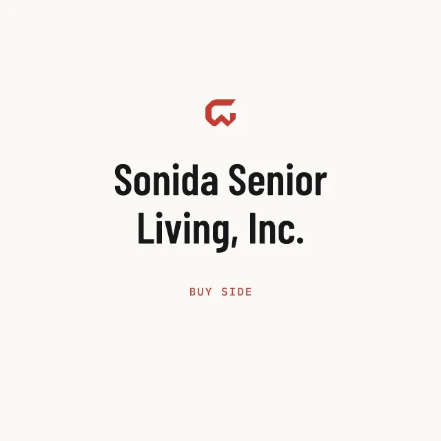 Buy side: Sonida Senior Living, Inc.