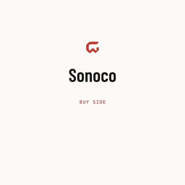 Buy side: Sonoco