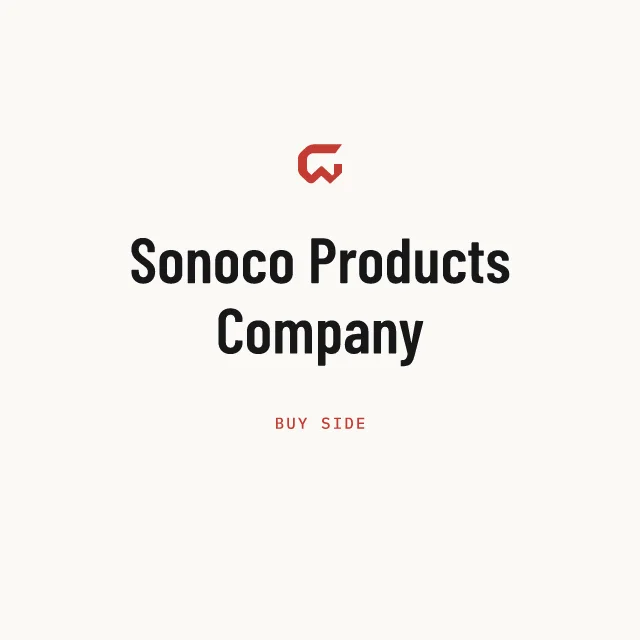 Buy side: Sonoco Products Company