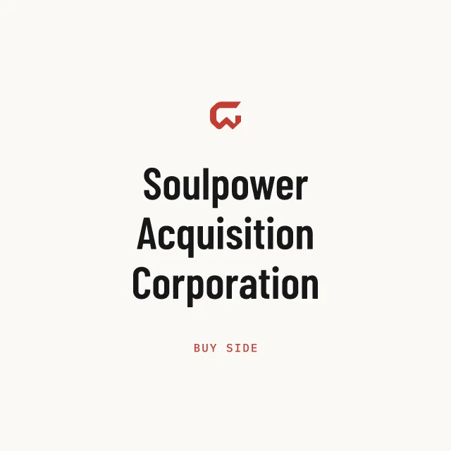 Buy side: Soulpower Acquisition Corporation