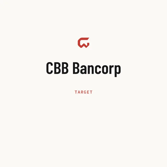 Target: CBB Bancorp