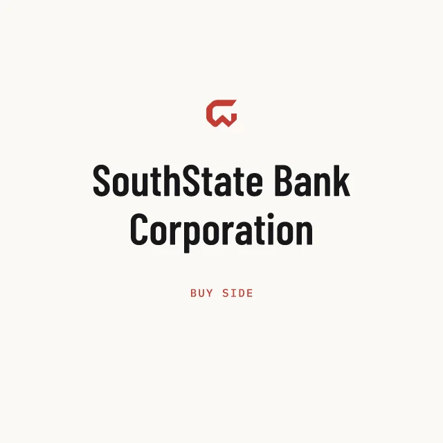Buy side: SouthState Bank Corporation