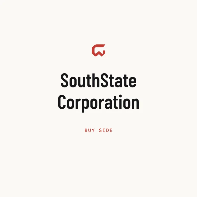Buy side: SouthState Corporation