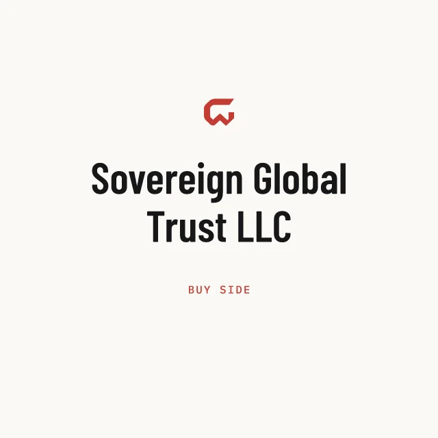 Buy side: Sovereign Global Trust LLC