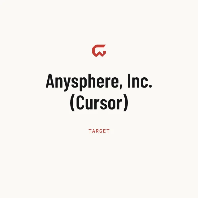 Target: Anysphere, Inc. (Cursor)