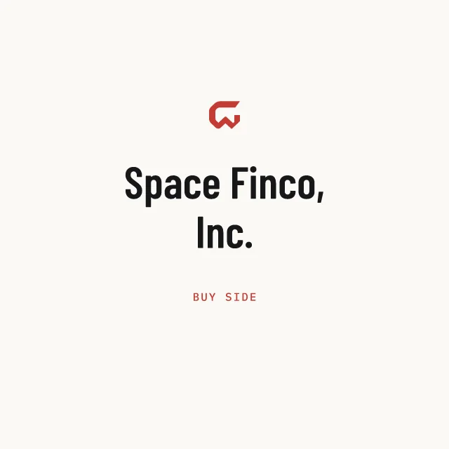 Buy side: Space Finco, Inc.