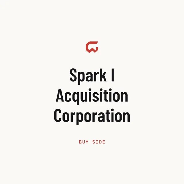 Buy side: Spark I Acquisition Corporation