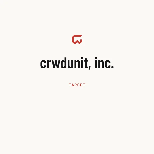 Target: crwdunit, inc.