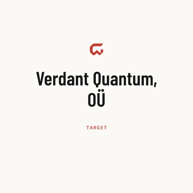 Target: Verdant Quantum, OÜ
