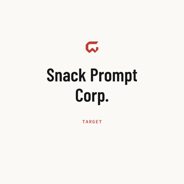 Target: Snack Prompt Corp.