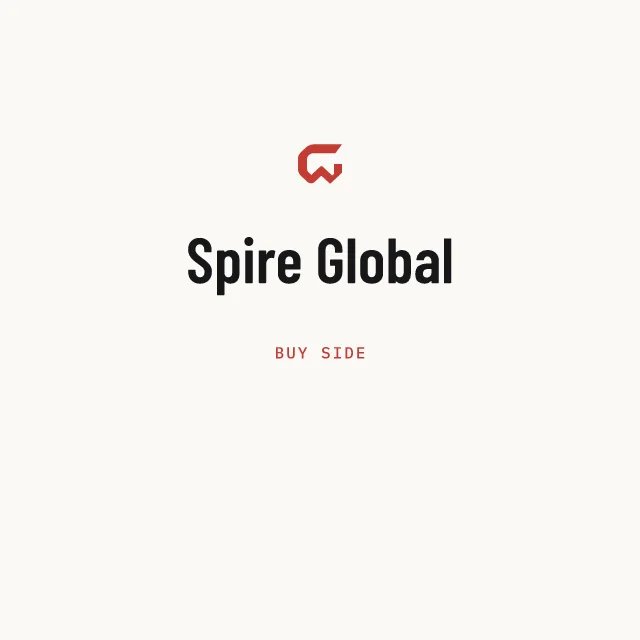 Buy side: Spire Global