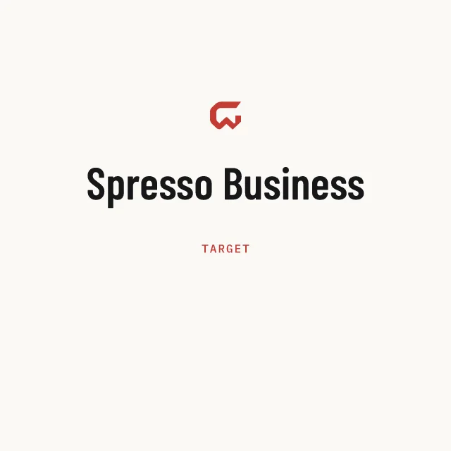 Target: Spresso Business