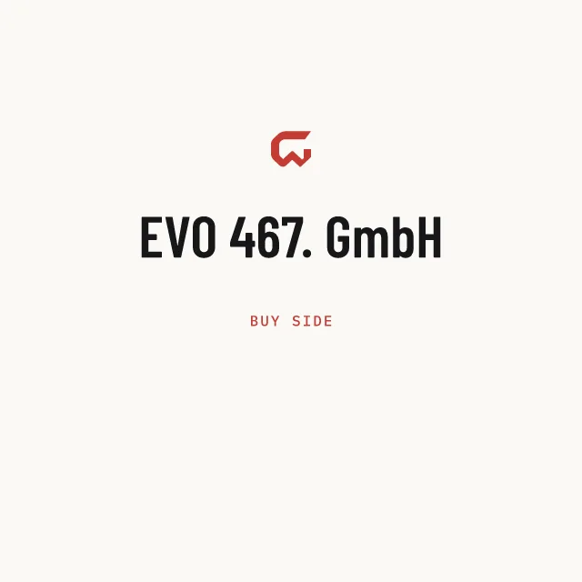 Buy side: EVO 467. GmbH