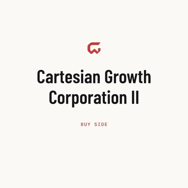 Buy side: Cartesian Growth Corporation II