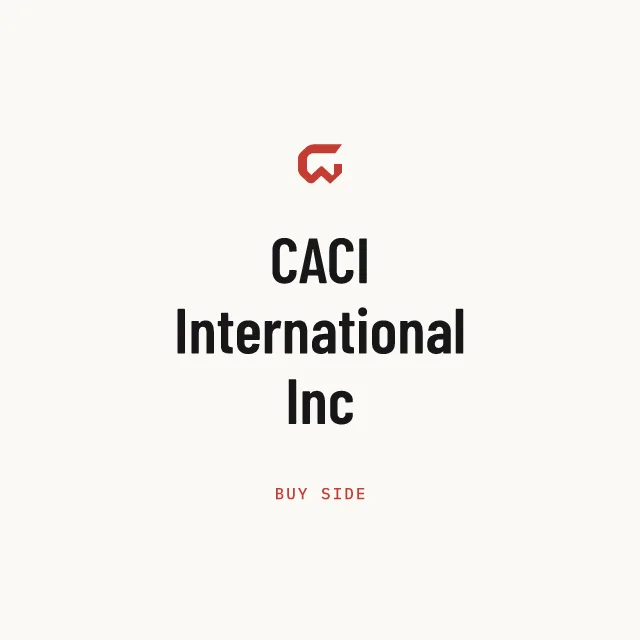 Buy side: CACI International Inc