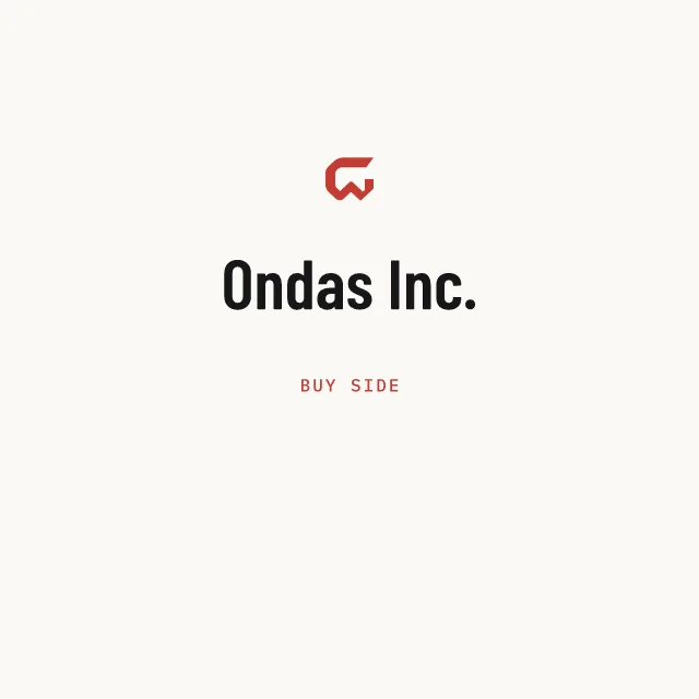 Buy side: Ondas Inc.