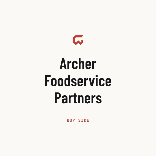 Buy side: Archer Foodservice Partners