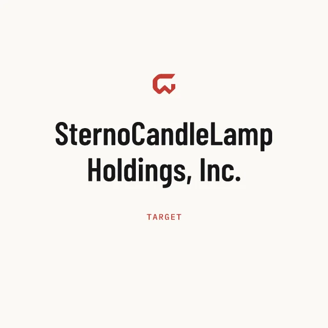Target: SternoCandleLamp Holdings, Inc.