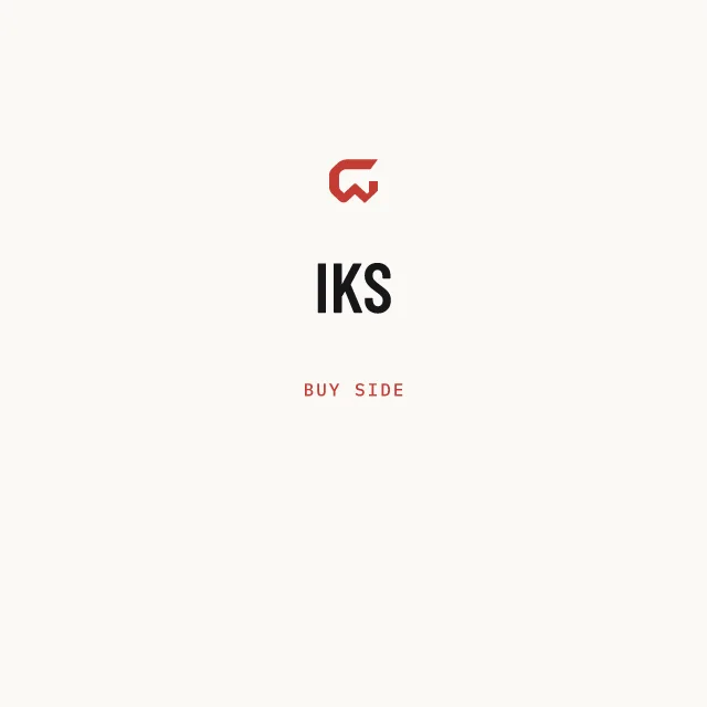 Buy side: IKS