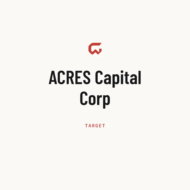 Target: ACRES Capital Corp