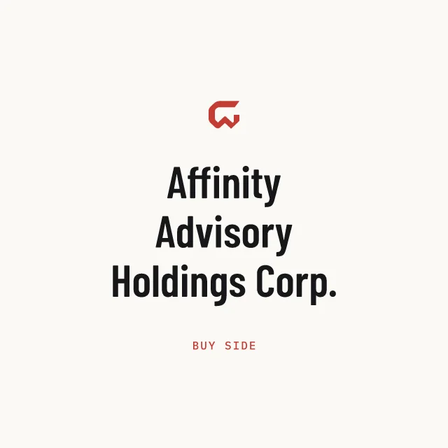 Buy side: Affinity Advisory Holdings Corp.