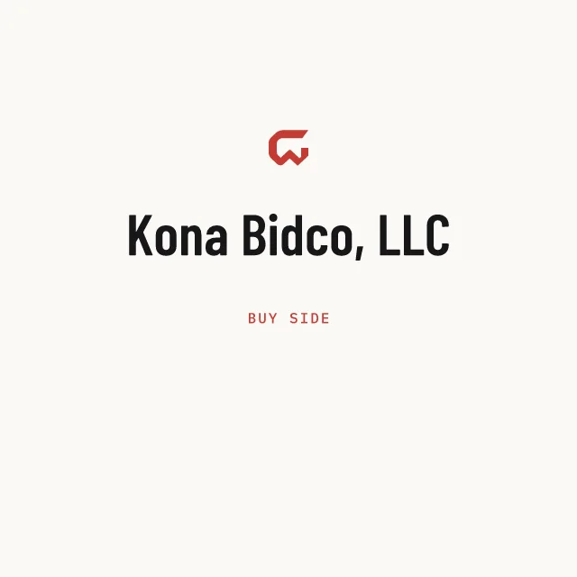 Buy side: Kona Bidco, LLC