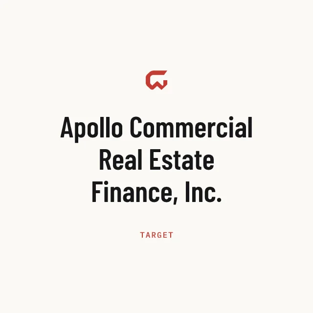 Target: Apollo Commercial Real Estate Finance, Inc.