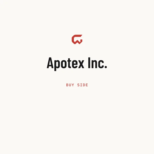 Buy side: Apotex Inc.