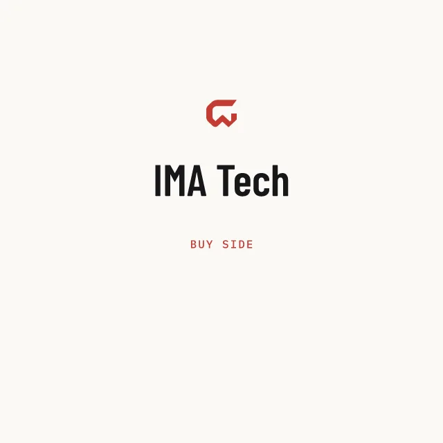 Buy side: IMA Tech